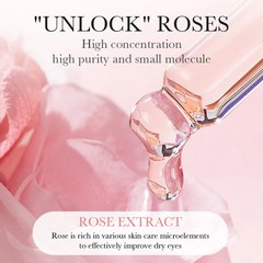 BIOAQUA Rose & Hyaluronic Acid Eye Patches | Travel Size Dark Circles Mask
