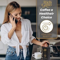 6 boxes Rich Gano Gold Black Coffee Premium Gourmet Reishi Mushroom Ganoderma