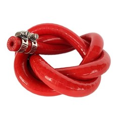 High Temp Reinforced Silicone Heater Tubing Hose 6.5MM (1/4″) X 3.28FT Red