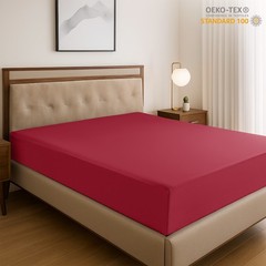 14” Deep Pocket Fitted Sheets 1800 Count Bed Sheets Brushed Fabric Fitted Sheet