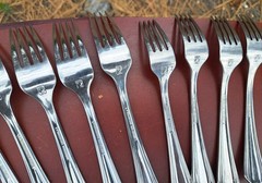 Waterford LINEAR 18/10 Stainless Flatware Vietnam Lot Of 25 Pieces
