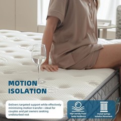 Queen Mattress 12 Inch Queen Size Mattresses in a Box Memory Foam Hybrid Bed Mat