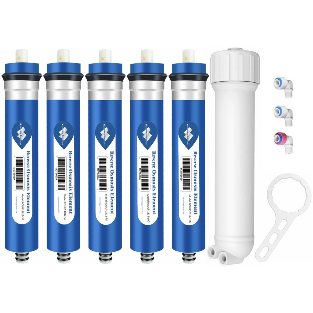 36/50/75/100/150 GPD RO Membrane Under Sink Reverse Osmosis System Water Filter