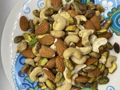 Raw Cashews Raw Almonds Raw Shelled Pistachios Fiesta Gourmet Mix by Agro Sun