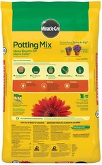 Miracle-Gro Garden Potting Mix for Plants, 16 Quart Bag