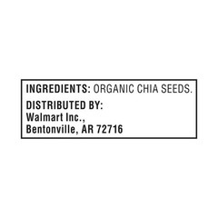 Great Value Organic Chia Seeds 32 oz(907)g USDA Organic, Gluten-Free