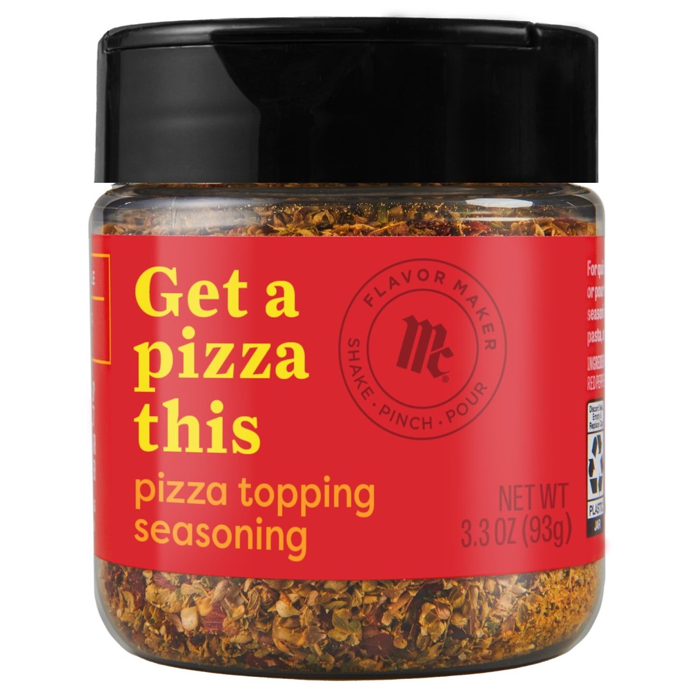 McCormick Flavor Maker Pizza Topping Seasoning, 3.3 oz Jar | FREE SHIPPING