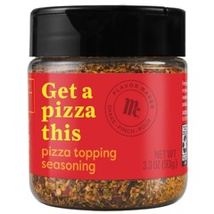 McCormick Flavor Maker Pizza Topping Seasoning, 3.3 oz Jar | FREE SHIPPING