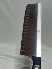 Wüsthof Gourmet 7″ (17cm) Nakiri Knife with a hollow edge model 4195-7