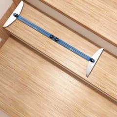 Stair Tread Gauge Template Tool Stair Shelf jig Measuring Scribe Tool Adjustable