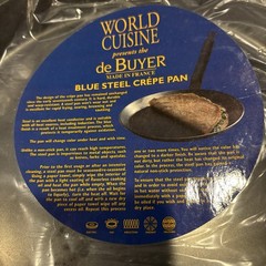 NWT de Buyer Blue Carbon Steel Crêpe Pan