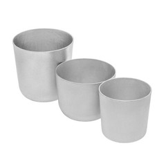 Set Of 3 Baking Molds For Easter Cakes, Easter Bread (Kulichi), Ø 3.0/3.6/3.8 in