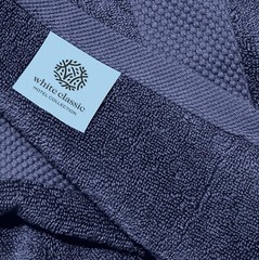 Bath Towels Navy Blue 30×56 Cotton 4/Pk Bathroom Hotel Gym Spa Absorbent X Large