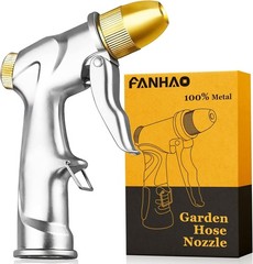 4 Adjustable Spray Patterns Metal Hose Nozzle – 100% Satisfaction Guaranteed