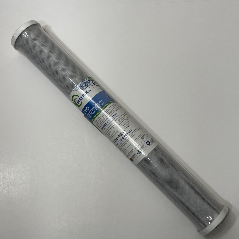 Matrikx 32-250-20 CTO 5-Micron Filter 20″ Chlorine/Taste/Odor Filtrex Carbon