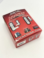 Lockey 2830JB/MG 2000 Series Keyless Entry Single Combination Knob Set – Black