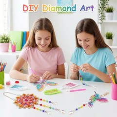 3pcs Diamond Art Kits for Kids Teens Adults Double-Sided DIY Diamond Painting
