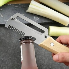 Stainless Steel Vegetable Peeler Kitchen Tool Wooden Handle Slicing Fruit Potato