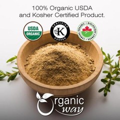 Organic Way Brahmi Leaf Powder – Organic, Kosher & USDA Certified