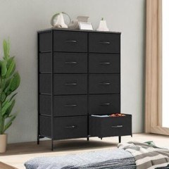 10 Drawers Tall Dresser for Bedroom Drawer Dresser with Organizer Storage Drawer