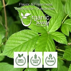 Organic Way Blackberry Leaf Cut & Sifted – Kosher & USDA Certified (1LBS / 16Oz)