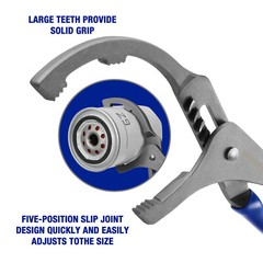 WORKPRO Oil Filter Wrench/Pliers 9″&12″ Set Adjustable Oil Filter Removal Tool