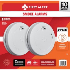 First Alert 8E Photo Micro Smoke Detector 10 Year Battery