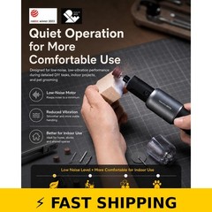 HOTO 35-in-1 Cordless Rotary Tool Kit – 25000RPM 5-Speed