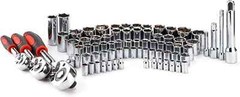 CARTMAN 205 Piece Ratchet Wrench and Socket Tool Set,1/4″ & 3/8″ & 1/2″