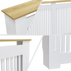 Radiator Cover Cabinet Decorative Heater Protector for Home Childproof Baseboard