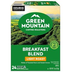 Green Mountain Coffee Breakfast Blend, Keurig K-Cup Pod, Light Roast, 96 Count