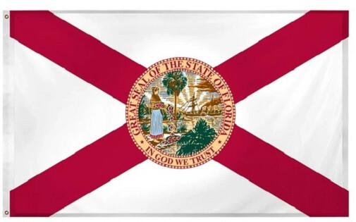Florida State Flag 3×5 FT Banner Indoor Outdoor Everglades Atlantic USA 100D