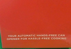 Kitchen Mama Auto Electric Yes You Can Opener White Hands-Free Kitchen Tool NEW