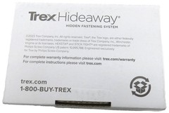 Trex Hideaway Composite Deck Screws Pebble Gray 10×2-1/2 75 Count