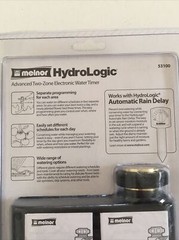 New Melnor HydroLogic 53100 Advanced Two-Zone Electronic Water Timer 2 in 1