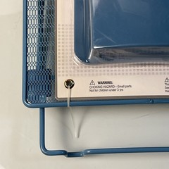 Meijer Locker Kit Set 7-Piece Blue Magnetic Shelf Mirror Dry Erase New