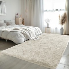 Modern Fluffy Area Rugs Non Slip Shaggy Floor Mat Carpet for Bedroom Living Room