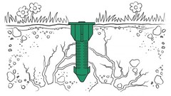 Set of (8) In-Ground termite kill traps with sticks BRAND NEW FOR 2026.