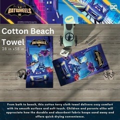 Franco Batwheels Kids Cotton Bath/Pool/Beach Towel, 58 in x 28 in