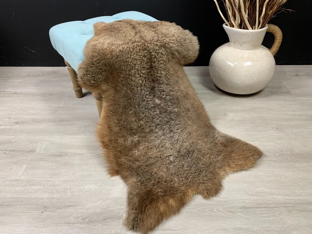 Real Tibetan Sheepskin Rug | Luxurious Natural Fur Accent for Any Room Accent