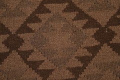 Brown Kilim Oriental Area Rug 7×10 Flat-weave Southwestern Style for Any Room