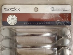 Warwick Satin Nickel Cabinet Pulls ~ TWO New 10 Packs ~ Contemporary Style