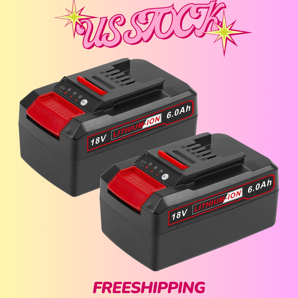 NEW 2 Pack 18V 6000mAh Battery Einhell X-Change Cordless Tool Battery Pack