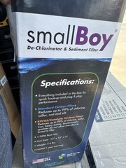 Hydro Logic Small Boy Water Filtration System De-Chlorinator Sediment Filter USA