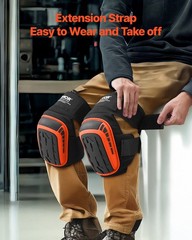 VEVOR Knee Pads for Work Extended Construction Knee Pads Soft Foam Gel Cushion