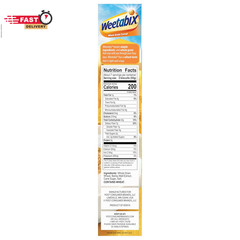 Weetabix Biscuits Whole Grain Cereal, Good Source of Fiber, Low in Fat, Heart He