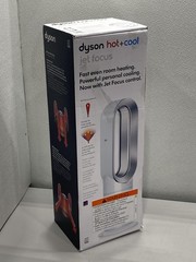 Dyson AM09 Hot+Cool Jet Focus Bladeless Heater and Fan – White/Silver