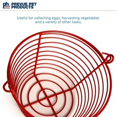 Prevue Pet Products 7.88 Inch Red Egg Basket 468