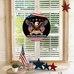 250 Anniversary American Door Sign 4th of July US 250 Years of Freedom 1776-2026
