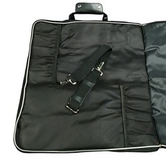 Ergo Chef Black 10 Pocket Chef Knife Roll Bag Waxed Canvas (Open Box)